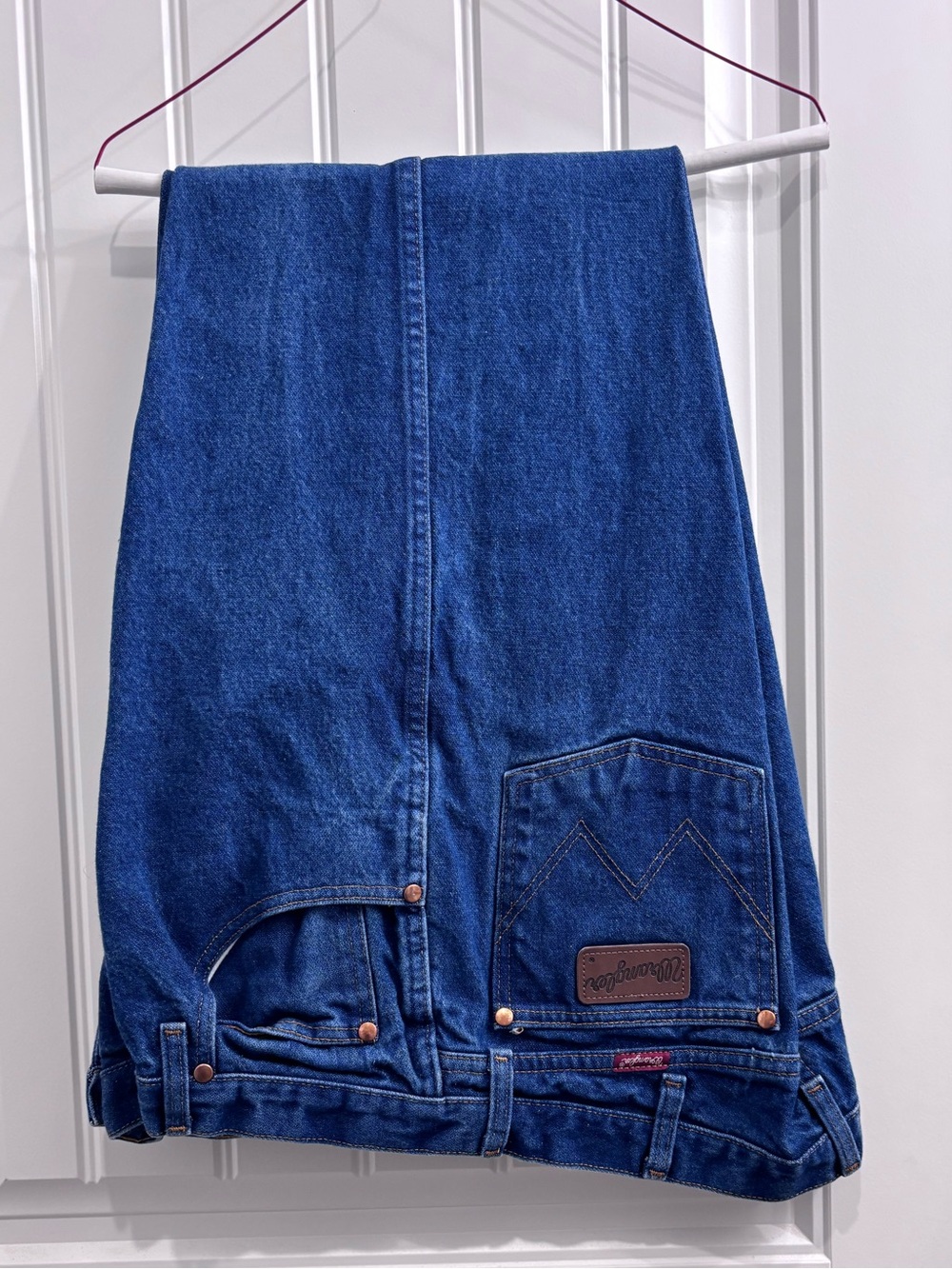 Wrangler Men's Deep Blue Relaxed Denim Jeans